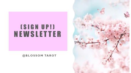 Newsletter Blossom Tarot